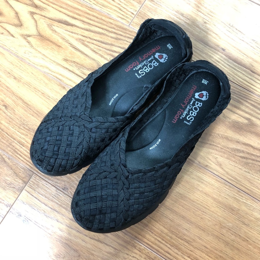 Bobs from Sketchers black slip ons